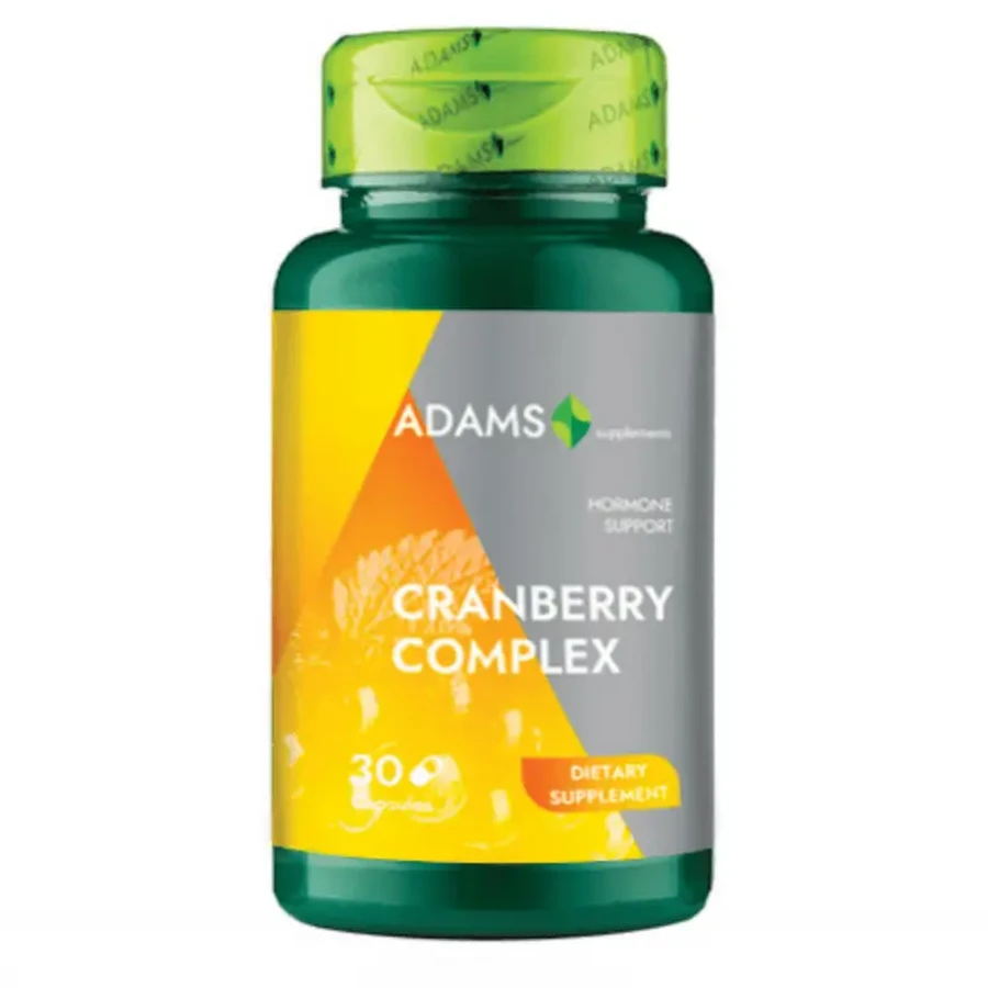 Complexe à base de canneberges, 30 gélules, Adams Supplements