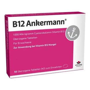 Vitamin B12 Ankermann 1.000 µg, 50 überzogene Tabletten