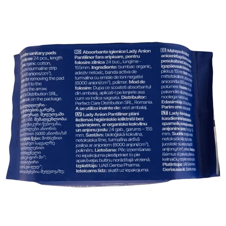 Inlegdoekjes zonder vleugeltjes, verpakking van 24 stuks, Lady Anion