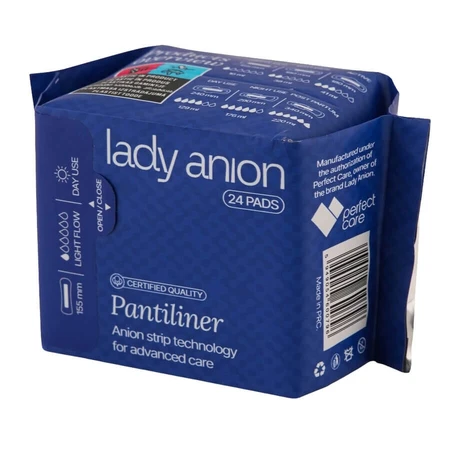 Inlegdoekjes zonder vleugeltjes, verpakking van 24 stuks, Lady Anion
