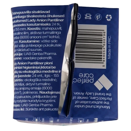 Inlegdoekjes zonder vleugeltjes, verpakking van 24 stuks, Lady Anion