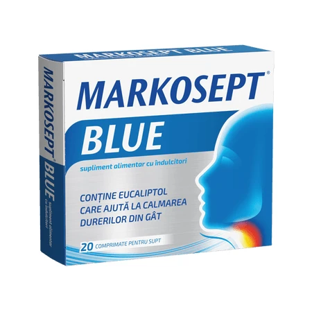 Markosept Blue, 20 lozenges, Fiterman Pharma
