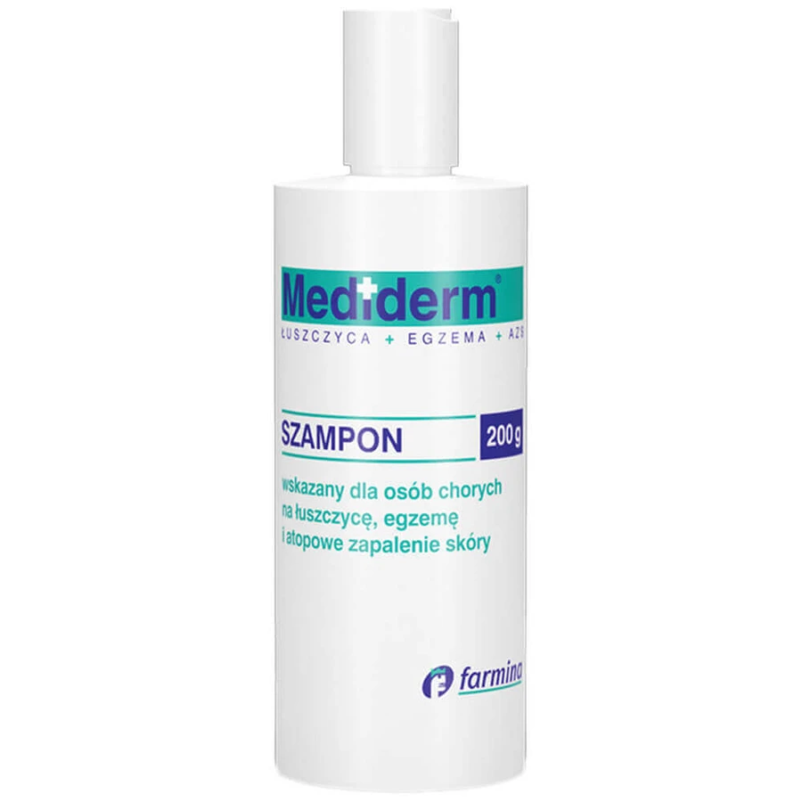 Mediderm, shampoo, psoriasis, eczema, AD, 2x200 g