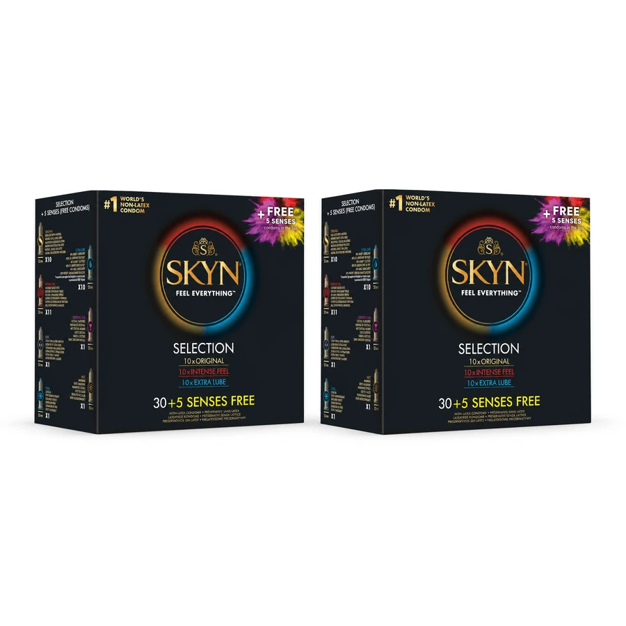 Unimil Skyn Selection, condom pack, 2 x 35 pieces