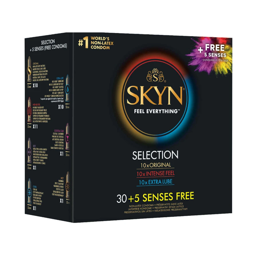 Unimil Skyn Selection, condom pack, 2 x 35 pieces