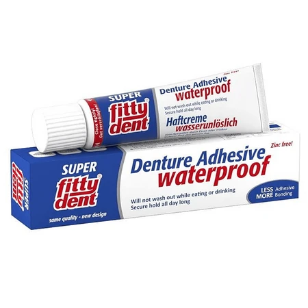 Fittydent Super, wasserfester Prothesenkleber, 2x40 g