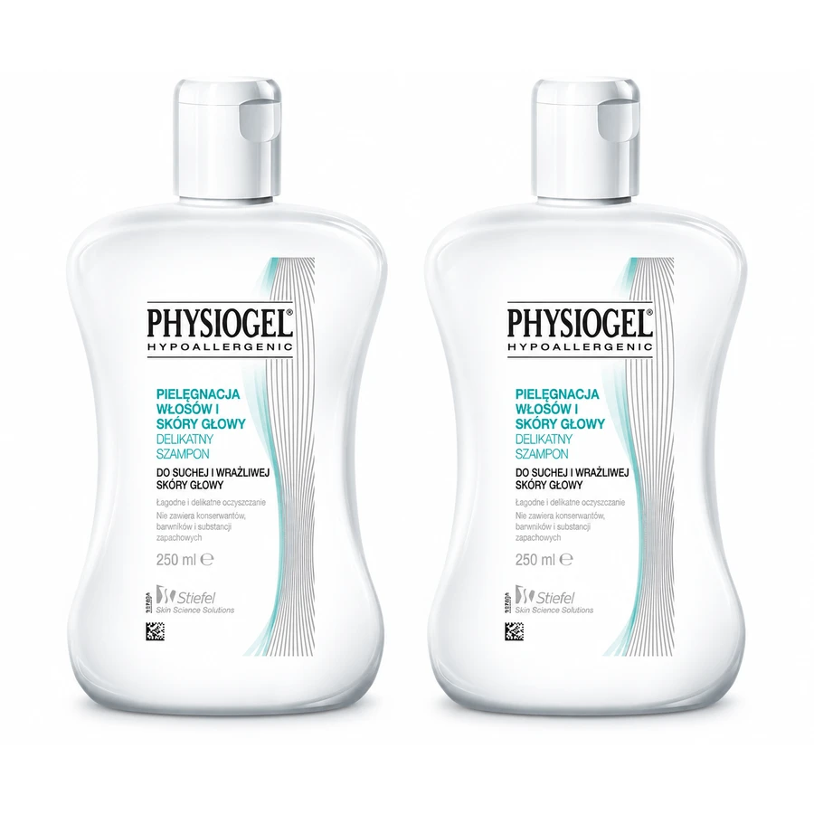 Physiogel Hypoallergenic Shampoo, 2x250 ml