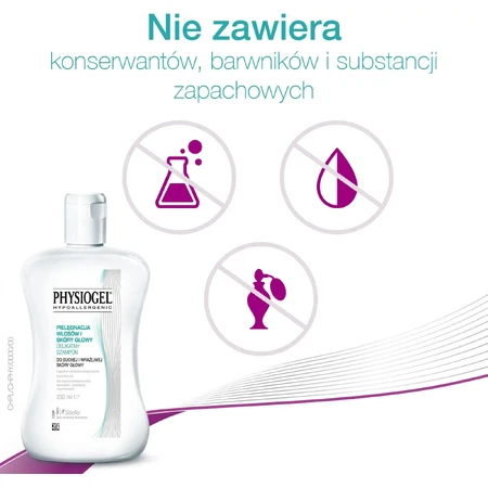Physiogel Hypoallergenic Shampoo, 2x250 ml