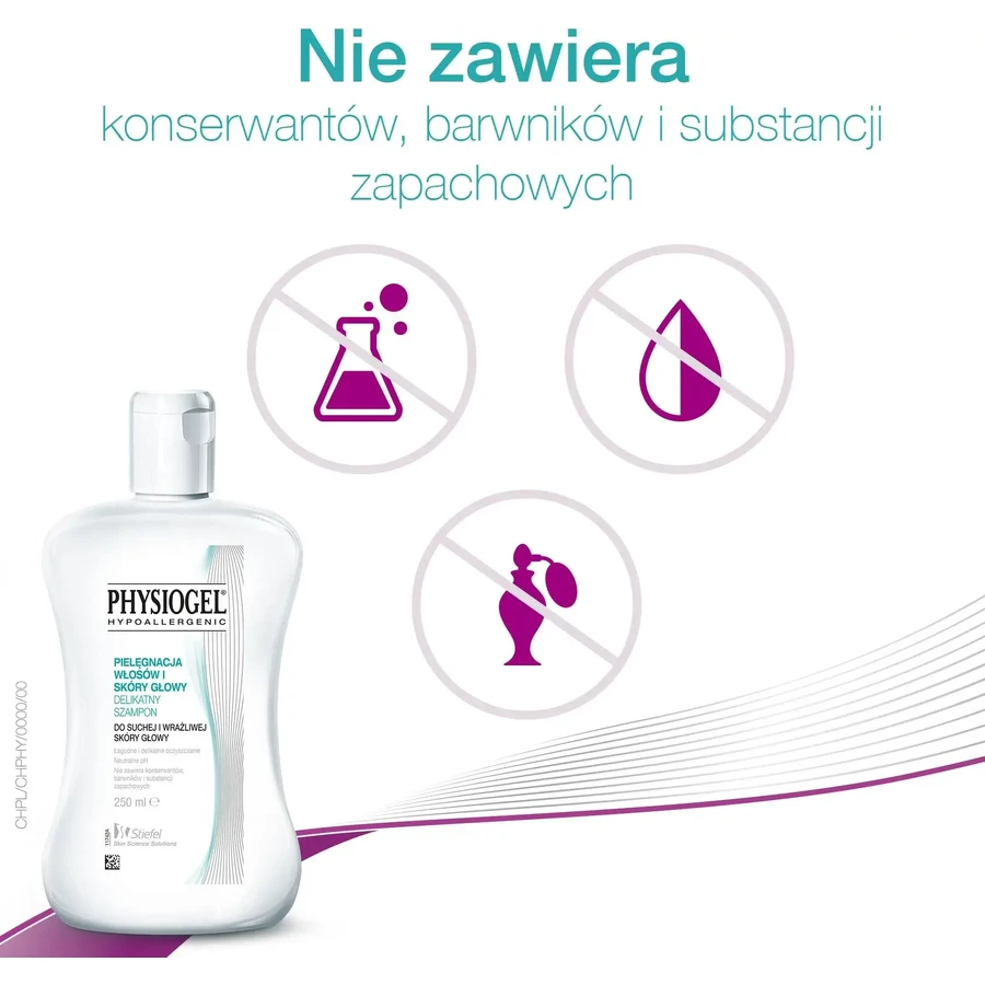 Physiogel Hypoallergenic Shampoo, 2x250 ml
