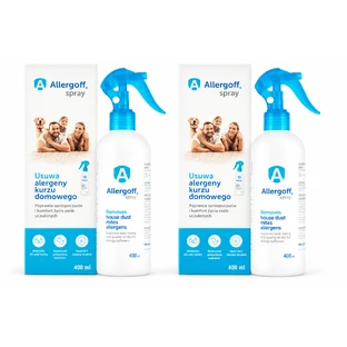 Allergoff, Hausstaub-Allergen-Neutralisator, Spray, 2 x 400 ml