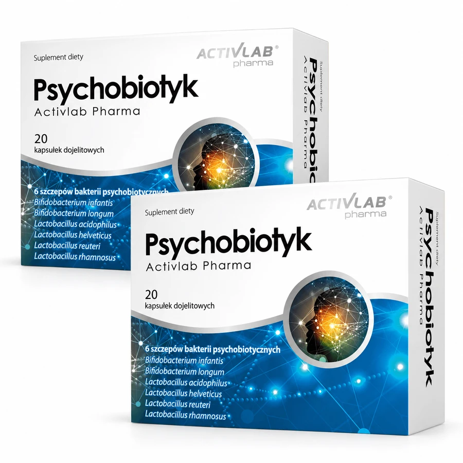 Activlab Pharma Psychobiotic, 2x20 enteric-coated capsules