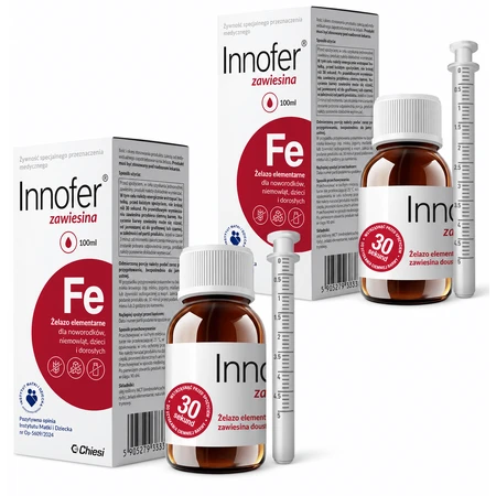 Suspensión oral Innofer, 2 x 100 ml, Chiesi