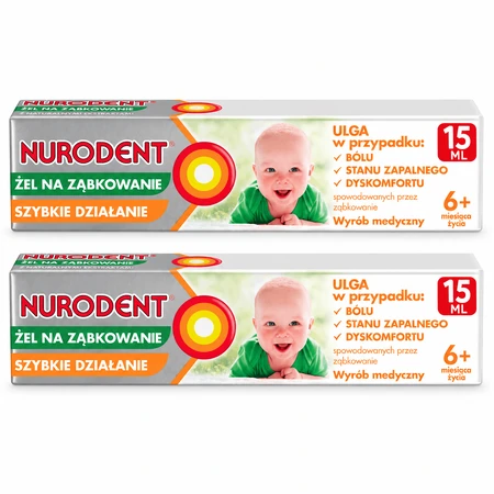 Nurodent Teething Gel, 2x15 ml, Reckitt Benckiser