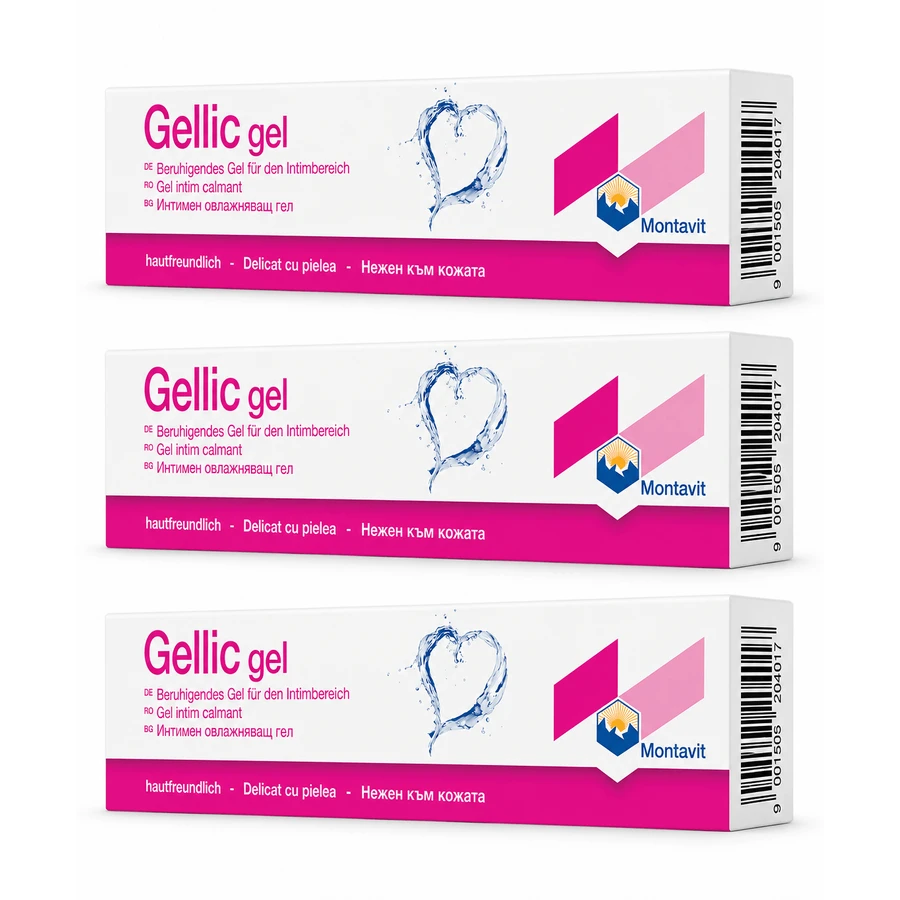 Gellic soothing intimate soothing gel Gellic, 3x20 g, Montavit