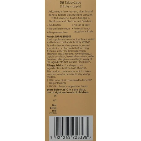 Perfectil Plus Skin Extra Support, x228 tablets + 28 capsules