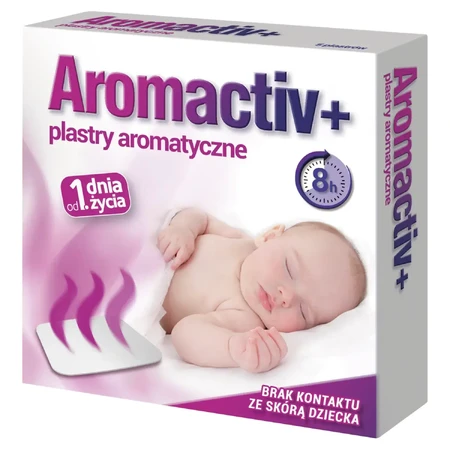 Aromactiv+, plastry aromatyczne od 1 dnia życia, 2x5 sztuk: ceny i cechy