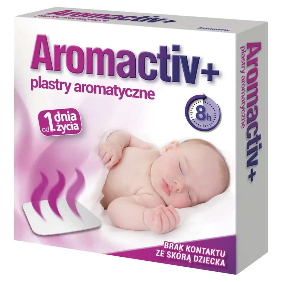 Aromactiv+, plastry aromatyczne od 1 dnia życia, 2x5 sztuk: ceny i cechy