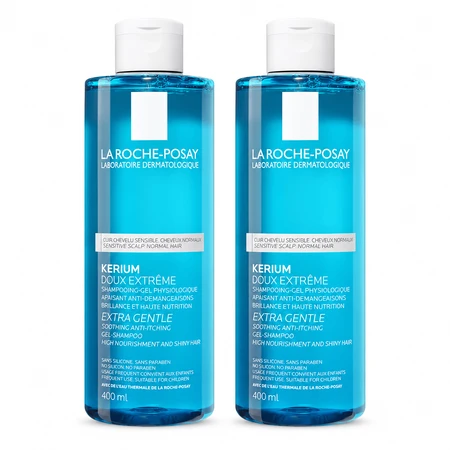 La Roche Posay Kerium Shampoo 2x400ml
