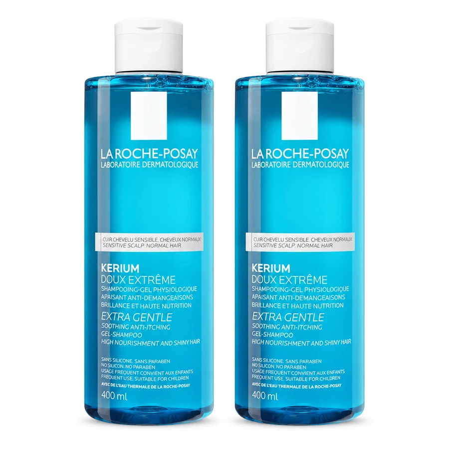 La Roche Posay Kerium Shampoo 2x400ml