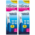 Zwangerschapstest met weekindicator, 2x1 st, Clearblue