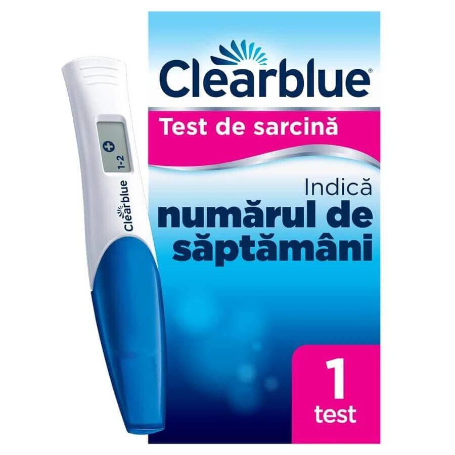 Zwangerschapstest met weekindicator, 2x1 st, Clearblue