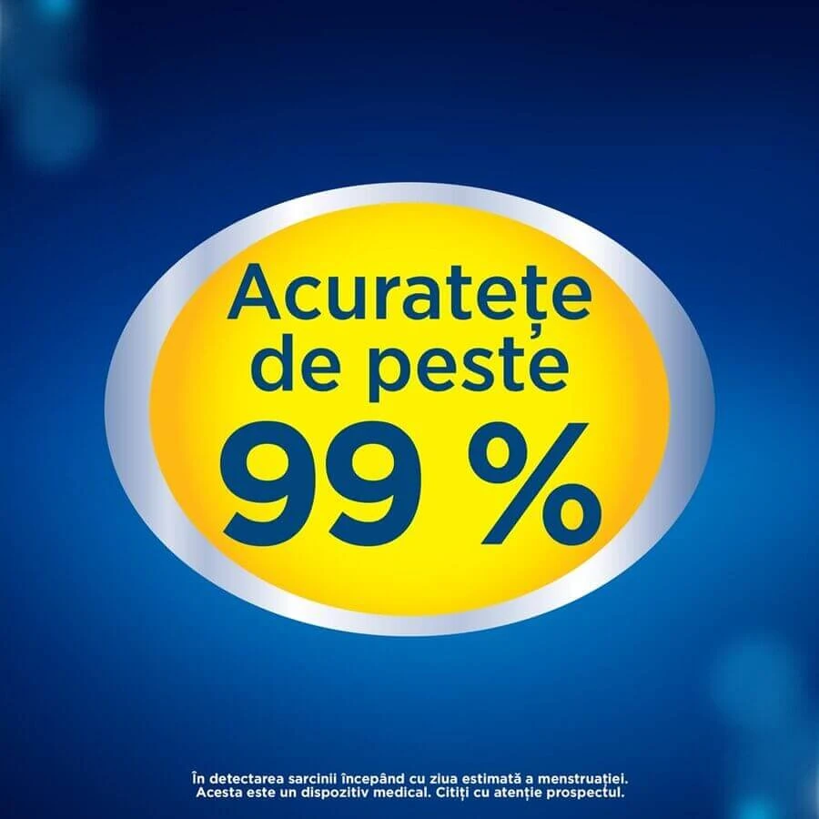 Zwangerschapstest met weekindicator, 2x1 st, Clearblue