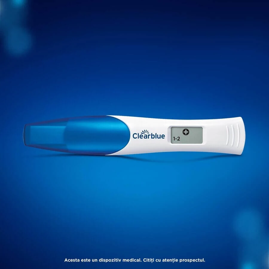 Zwangerschapstest met weekindicator, 2x1 st, Clearblue
