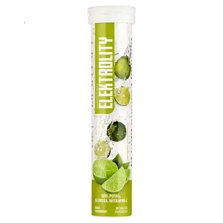 Activlab Pharma Elektrolity, lime flavor, 4x20 effervescent tablets