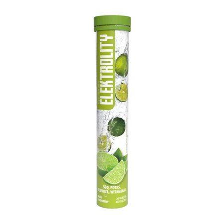 Activlab Pharma Elektrolity, lime flavor, 4x20 effervescent tablets