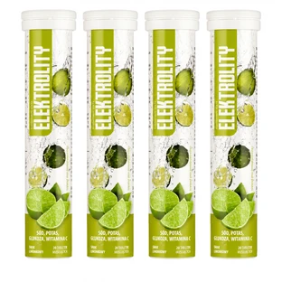 Activlab Pharma Elektrolity, lime flavor, 4x20 effervescent tablets