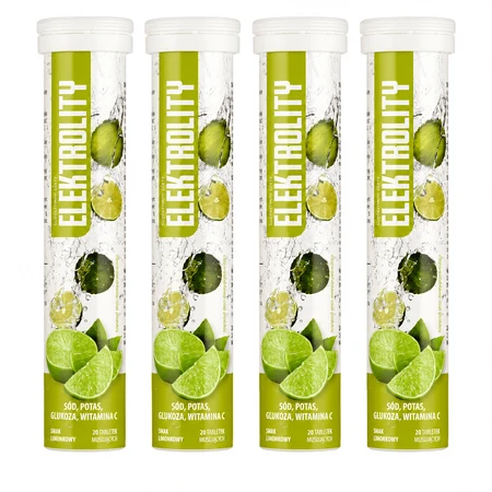 Activlab Pharma Elektrolity, lime flavor, 4x20 effervescent tablets