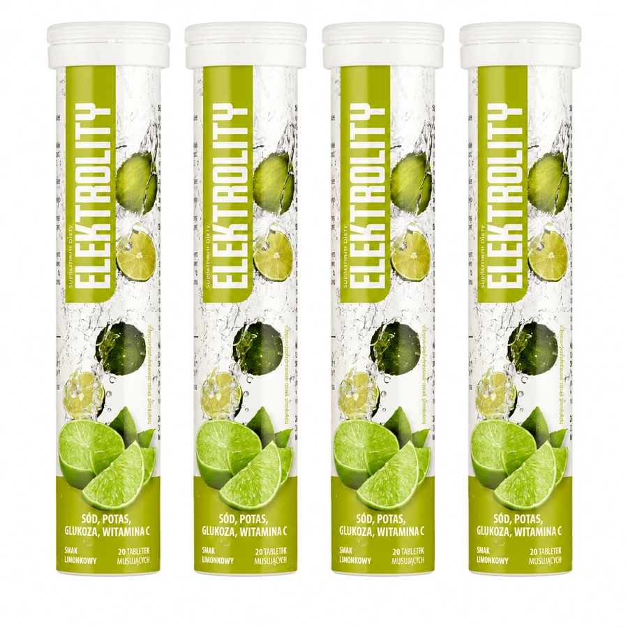 Activlab Pharma Elektrolity, lime flavor, 4x20 effervescent tablets