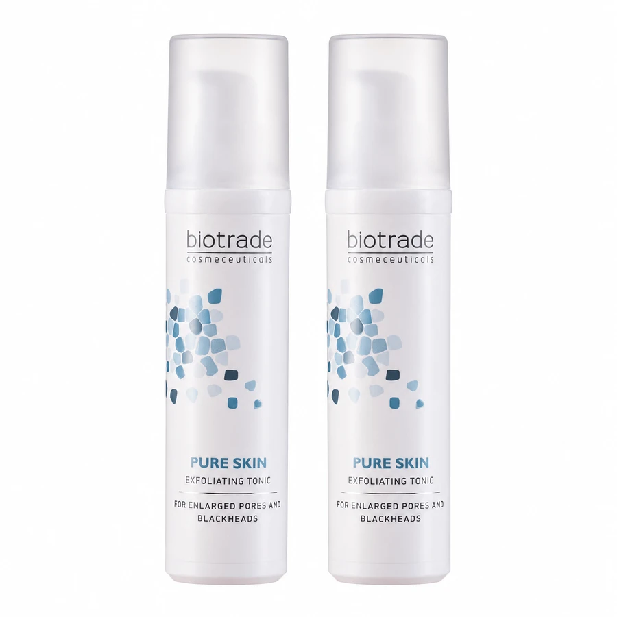 Biotrade Pure Skin Exfoliating Toning Lotion, 2x60 ml