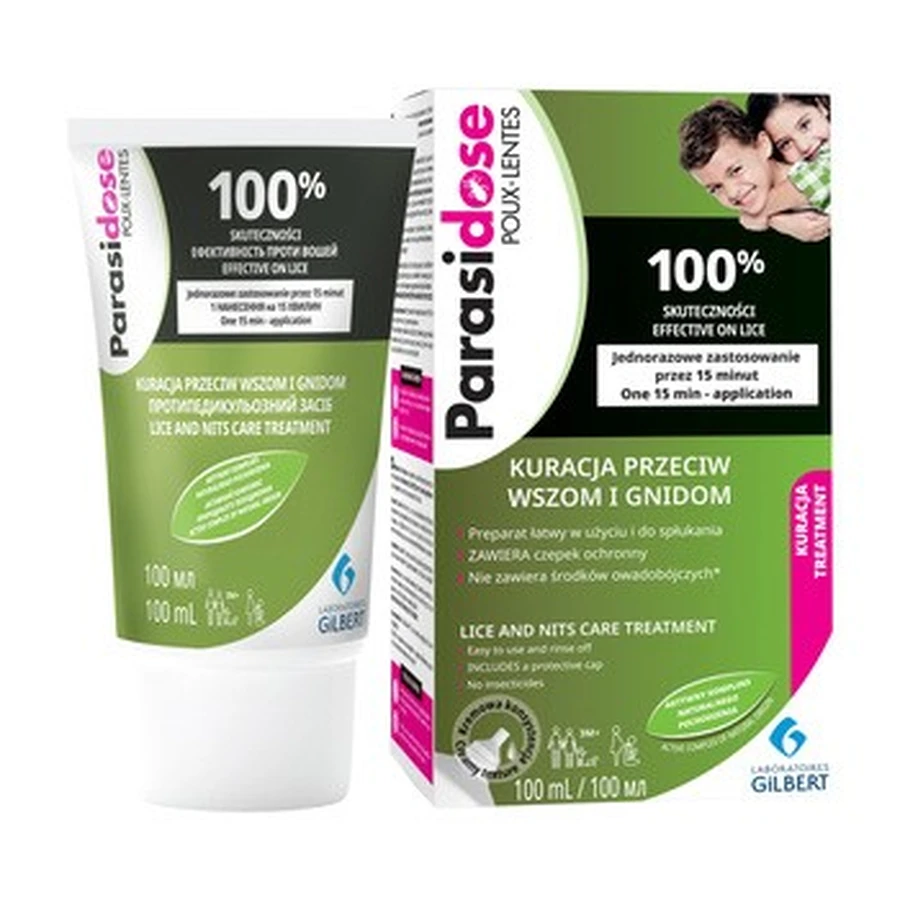 Trattamento Parasidose contro pidocchi e lendini, 2x100 ml