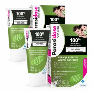 Trattamento Parasidose contro pidocchi e lendini, 2x100 ml