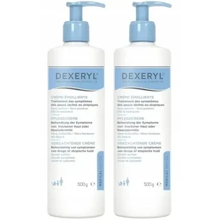 Dexeryl, lindernde Creme für trockene Haut, 2x500 g
