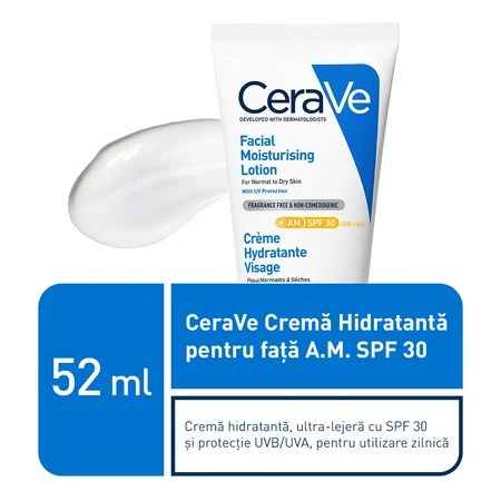 Feuchtigkeitsspendende Gesichtscreme SPF 30, 52 ml, CeraVe