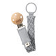 Pacifier clip, Cloud - Iron, Bibs