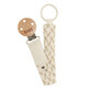 Pacifier clip, Ivory - Vanilla, Bibs
