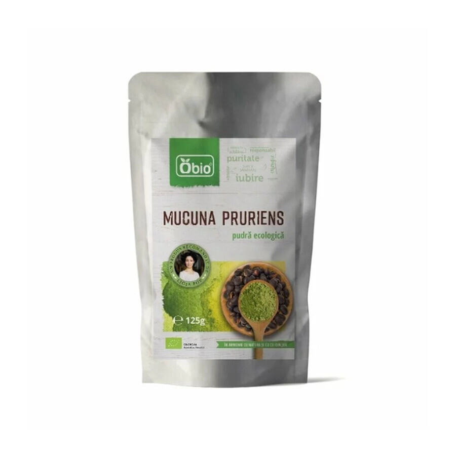 Buy Mucuna pruriens powder raw Bio, 125 g, Obio Mucuna pruriens powder raw Bio, 125 g, Obio