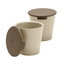 Set de 2 vasos para bebé, Vainilla, Baberos