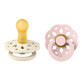 Set of 2 Boheme Latex Round Nipples, +6 months, Ivory - Blossom, Bibs
