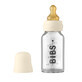 Komplettes Set mit Glasflasche, 110 ml, Elfenbein, L&#228;tzchen