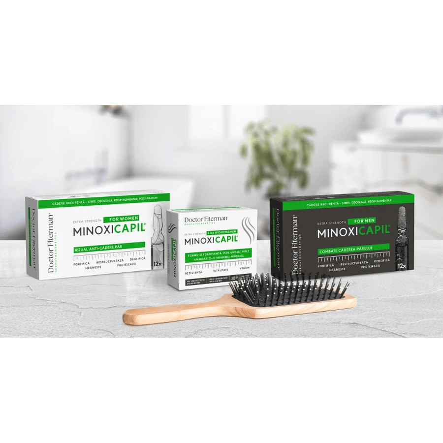 Minoxicapil Vrouwen, 3 x 12 injectieflacons, Dokter Fiterman