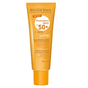 Bioderma Photoderm Max Aquafluide Sonnenschutzcreme goldener Farbton SPF 50+, 40 ml