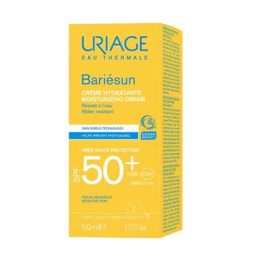 Crema de protección solar SPF50+ Bariesun, 50 ml, Uriage