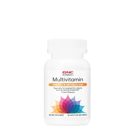 Gnc Women's Ultra Mega Energy &amp; Metabolism, Multivitamin Complex For Women, 90 Tb