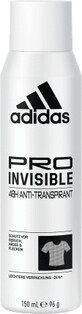 Adidas Deodorante pro invisibile da donna, 150 ml