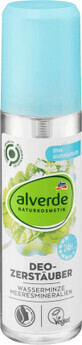 Alverde Naturkosmetik Deodorante spray alla menta acquatica, 75 ml