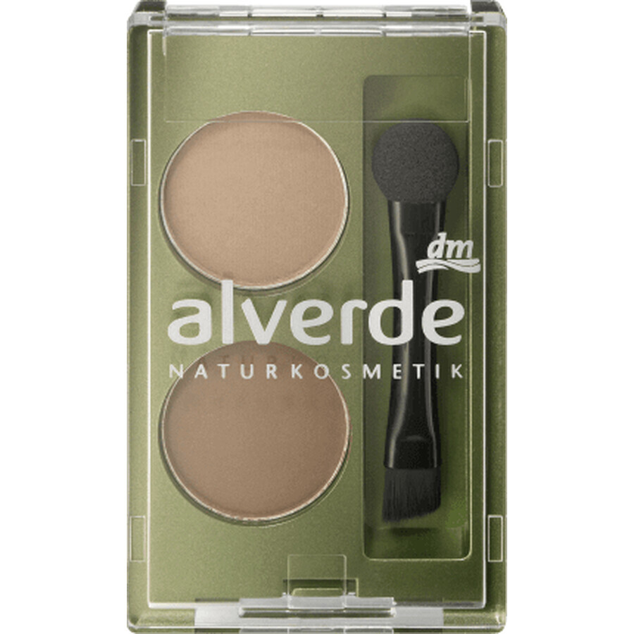 Shop Alverde Naturkosmetik Augenbrauen Rouge Duo 02, 1,6 g Alverde Naturkosmetik Augenbrauen Rouge Duo 02, 1,6 g